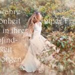 Frau, Wald, sensitiv, Beauty